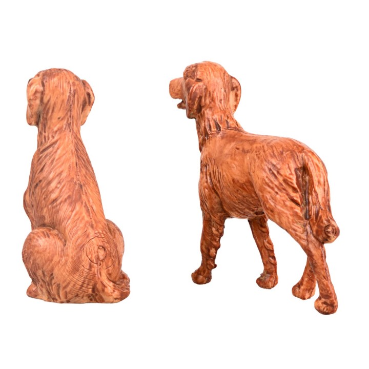 Pareja de perros serie 9,5 cm Fontanini