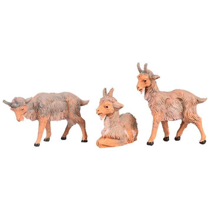 Set 3 goats 10 cm Fontanini series