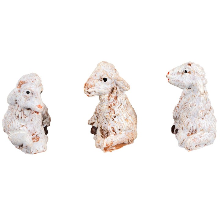 Pecore set 6 pezzi Fontanini serie 10 cm