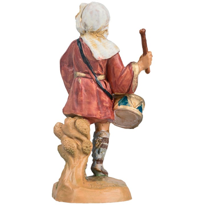 Giovane suonatore con tamburo serie 9,5 cm Fontanini