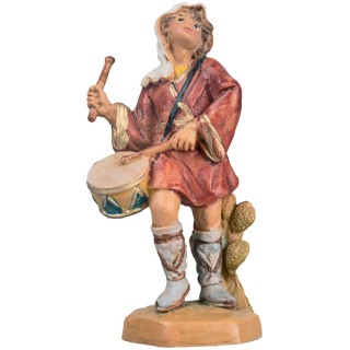 Young player with drum set 9.5 cm Fontanini