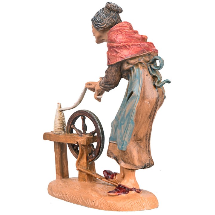Anziana con arcolaio 10 cm Fontanini