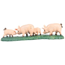 Group of 4 pigs for 10 cm statues