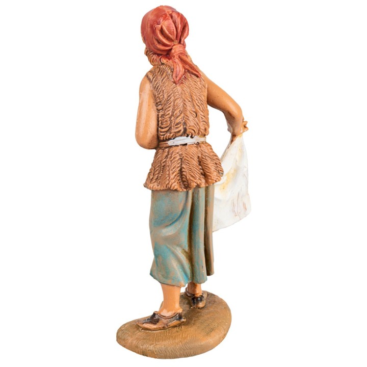Donna che stende i panni 10 cm Fontanini