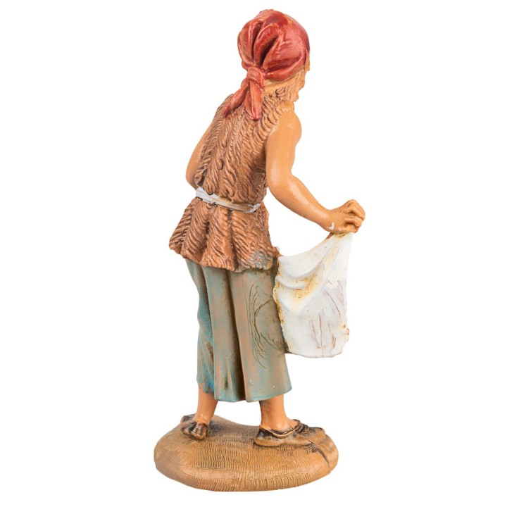Donna che stende i panni 10 cm Fontanini
