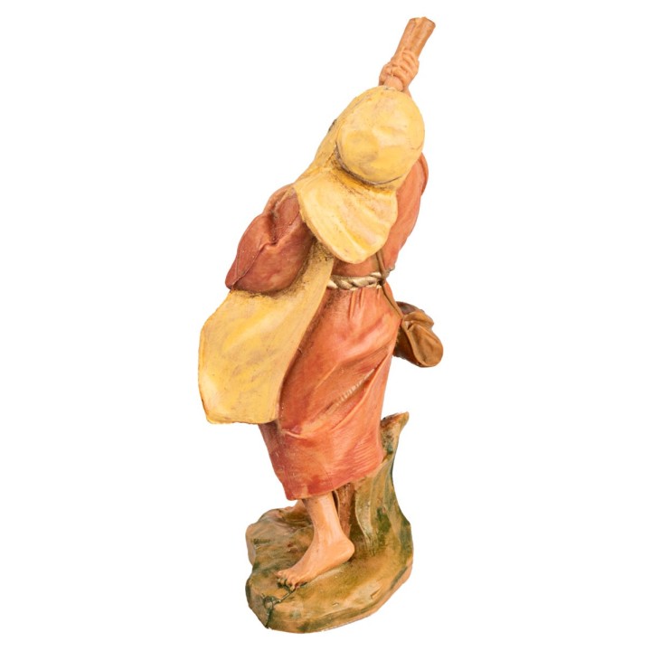 Eastern man playing the horn 6.5 cm Fontanini