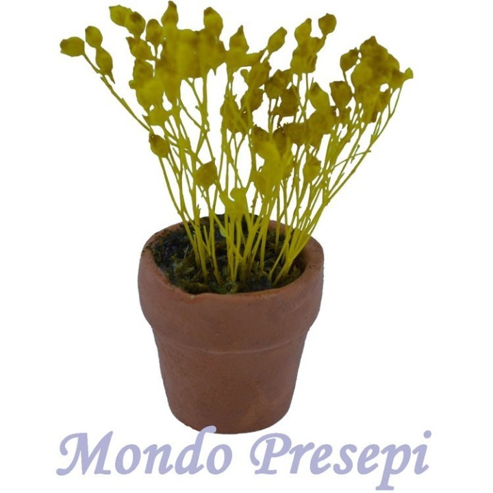 Vaso con fiori gialli