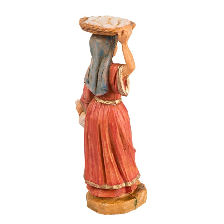 Woman with cesta 6.5 cm Fontanini