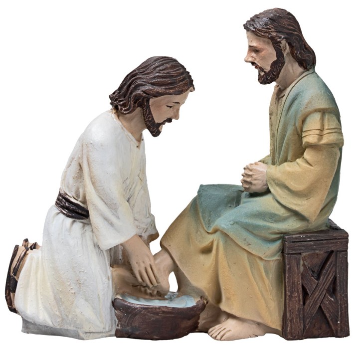 Lavado de pies 10 cm figuras pascuales