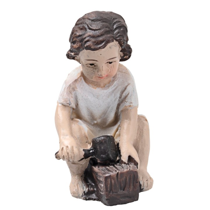 Holy Family Carpenter's Workshop 10 cm in resin