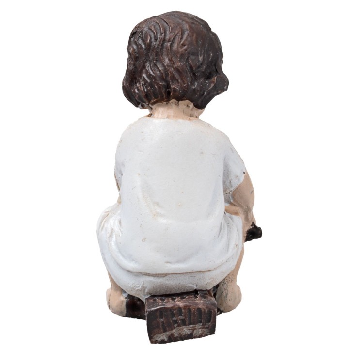 Holy Family Carpenter's Workshop 10 cm in resin