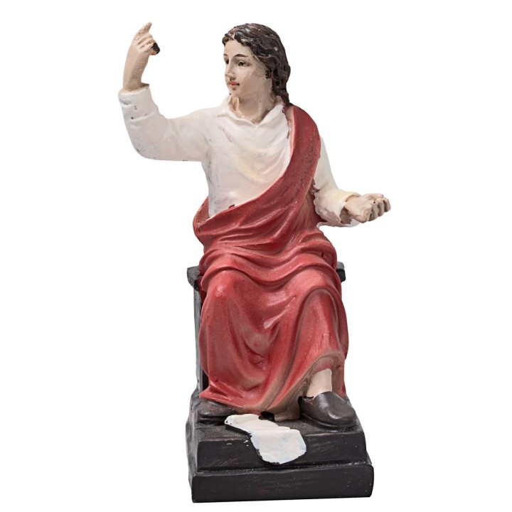 Finding of Jesus in the temple 10 cm in resin