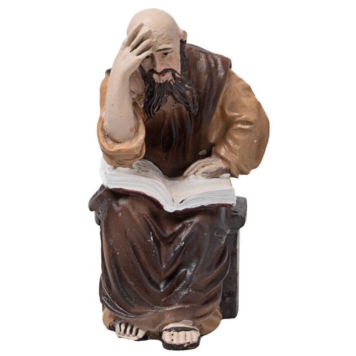 Finding of Jesus in the temple 10 cm in resin