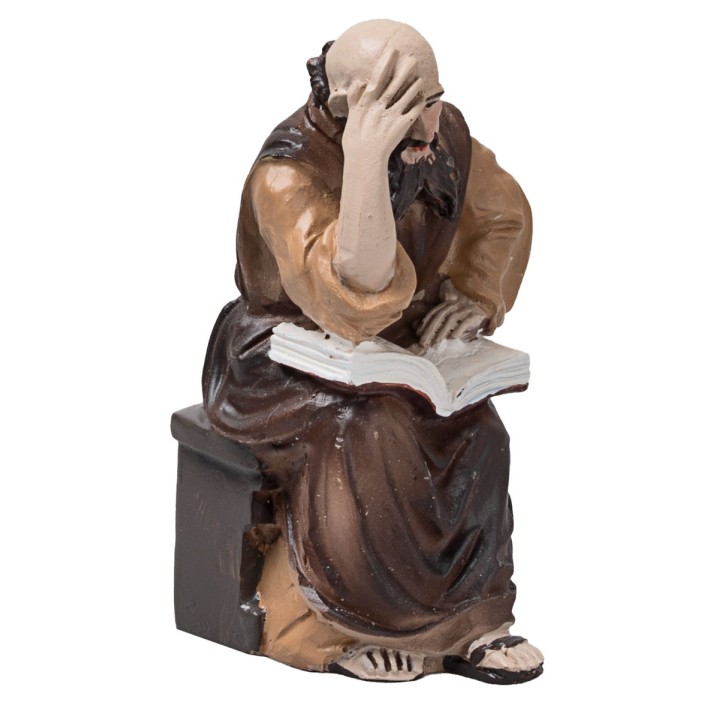 Finding of Jesus in the temple 10 cm in resin