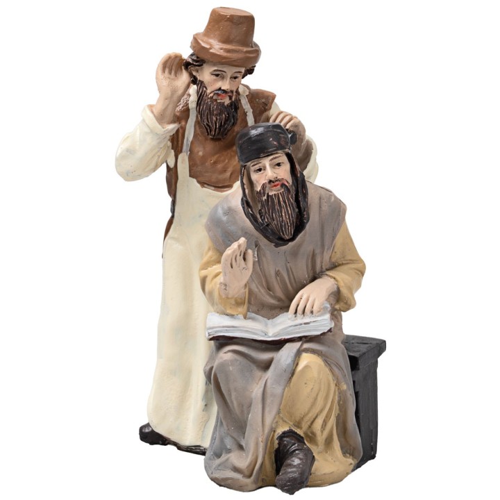 Finding of Jesus in the temple 10 cm in resin