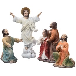 Resurrección de Jesús pesebre 10 cm en resina figuritas