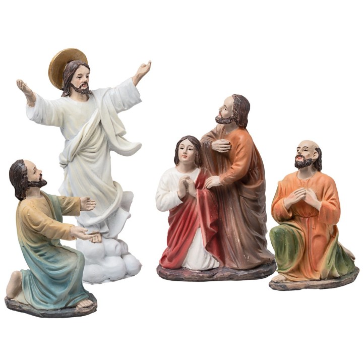 Resurrection of Jesus nativity 10 cm in resin Easter figurines