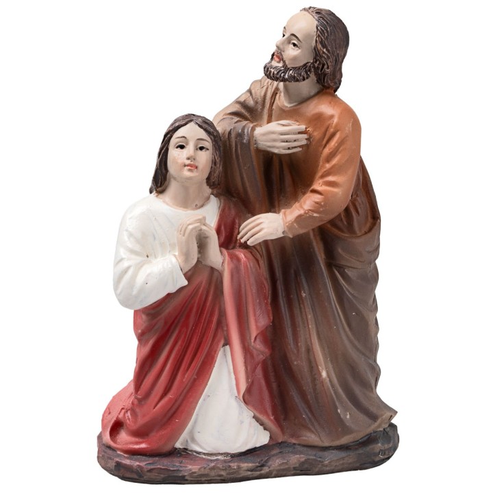 Resurrezione di Gesù presepe 10 cm in resina statuine pasquali