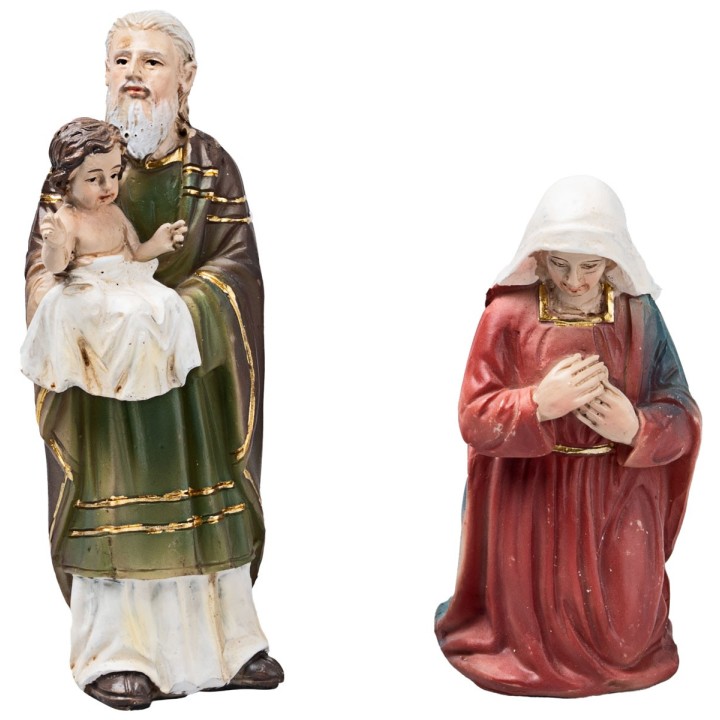 Presentation of Jesus 10 cm in resin Easter figurines