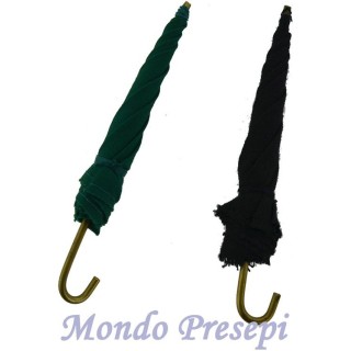 Set 2 ombrelli verde e nero