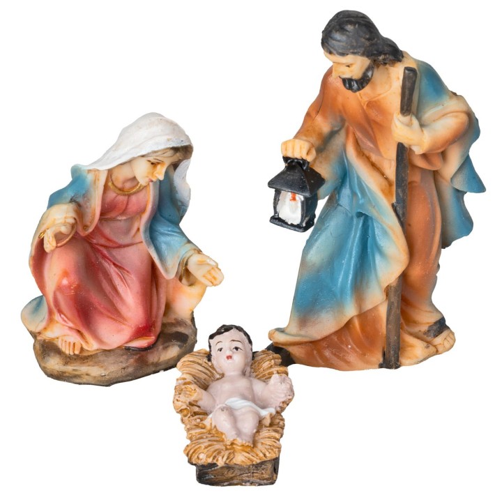 Nativity set 10 subjects 11 cm in resin