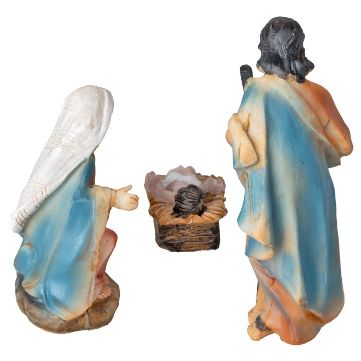 Nativity set 10 subjects 11 cm in resin