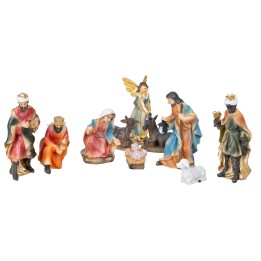 Set de Natividad de 10 figuras 11 cm en resina