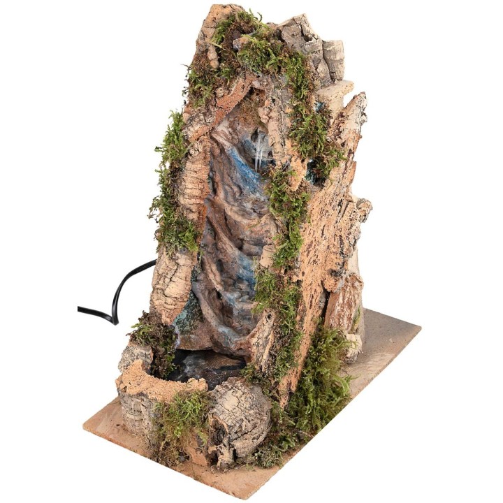 Waterfall with jumps functioning 19x28x35 cm
