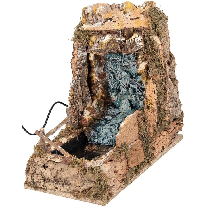 Cascata ripida in resina cm 18x33x30 h