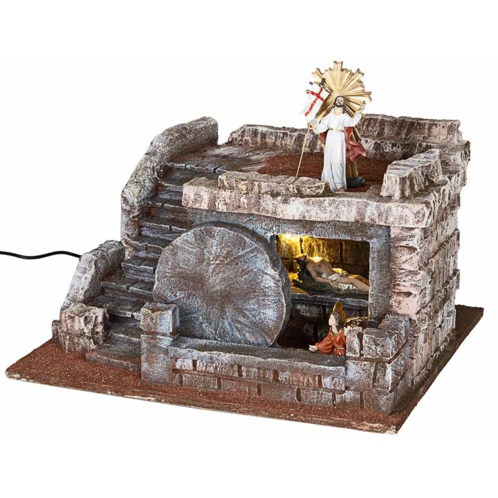 Sepolcro illuminato cm 37x32x21 h