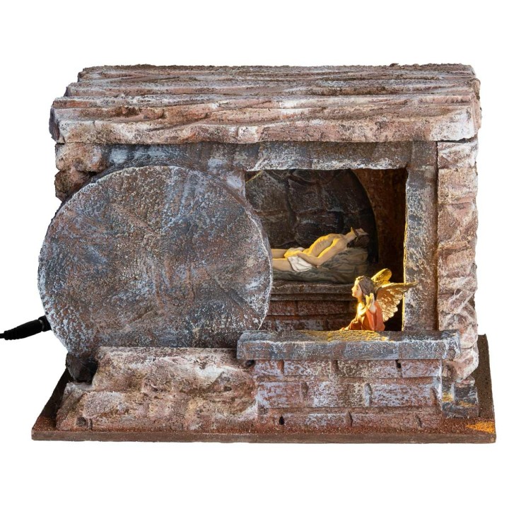 Illuminated sepulcher cm 25X20X17.5 h
