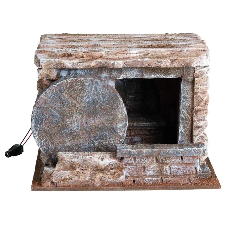 Illuminated sepulcher cm 25X20X17.5 h