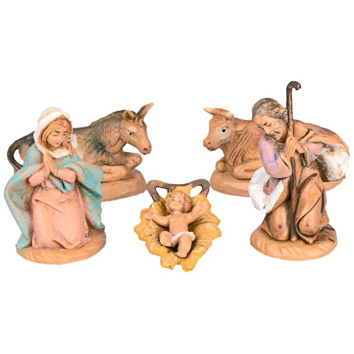 Natività 5 soggetti 6,5 cm Fontanini