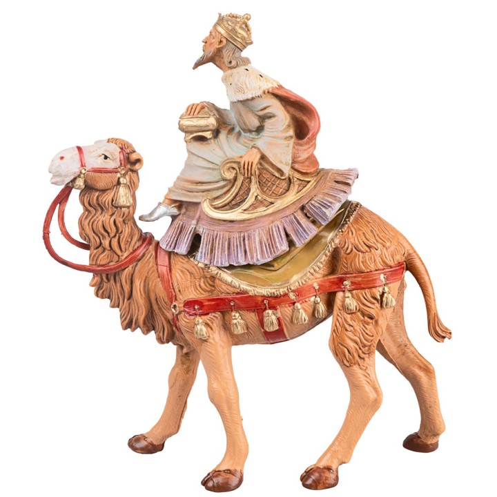 Re Magi a cammello serie 10 cm Fontanini