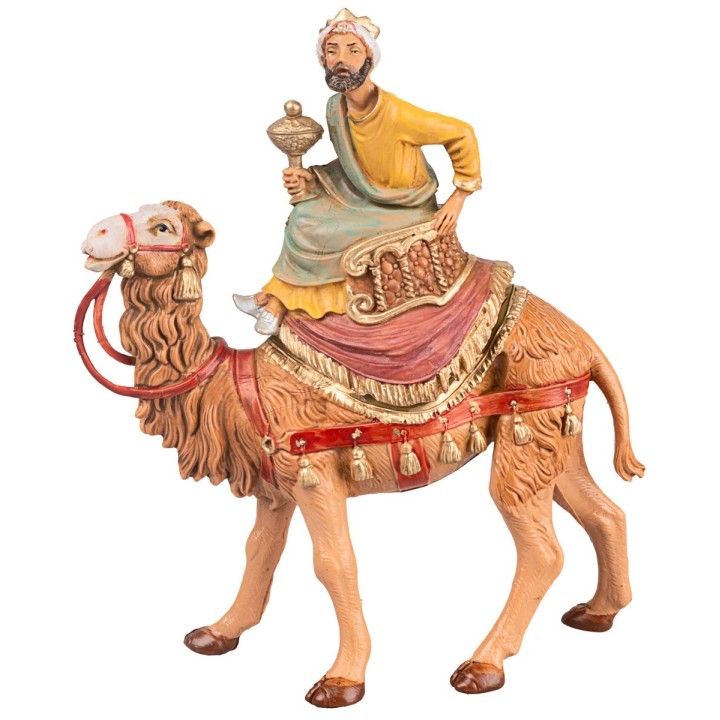 Re Magi a cammello serie 10 cm Fontanini