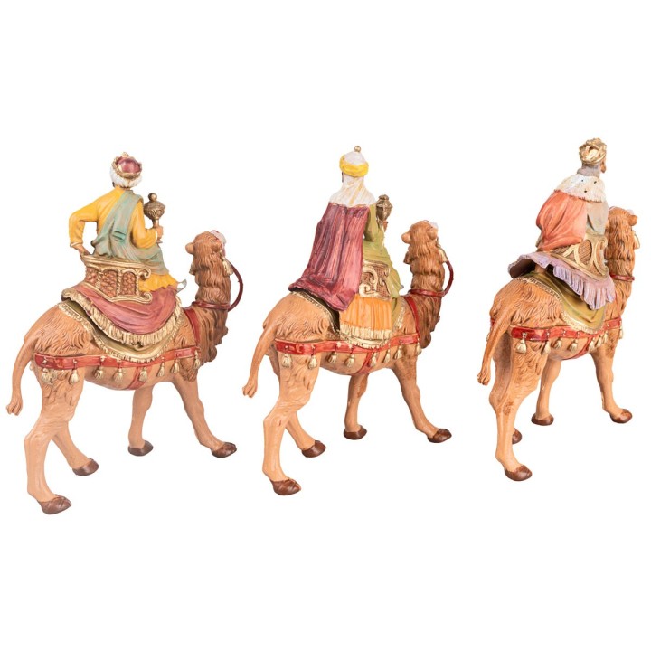 Re Magi a cammello serie 10 cm Fontanini
