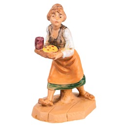 Woman with tray cm 6.5 Fontanini