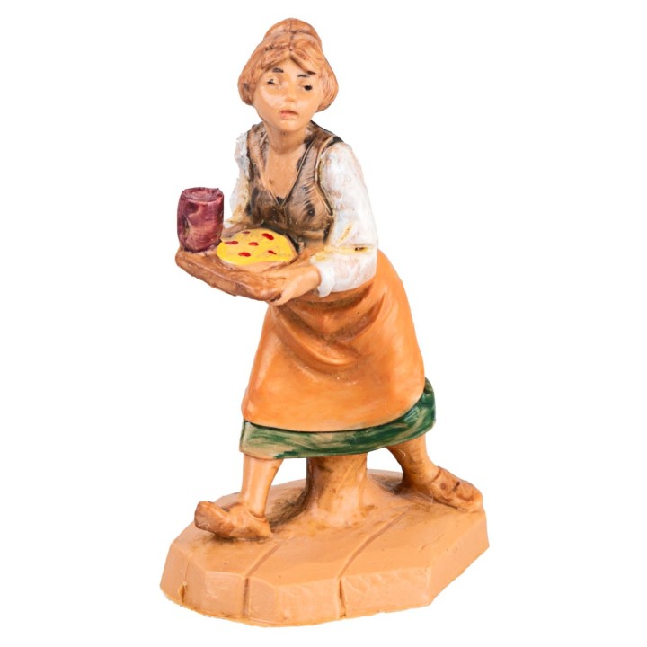 Mujer con bandeja cm 6,5 Fontanini