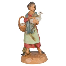 Mujer con ganso 6,5 cm Fontanini