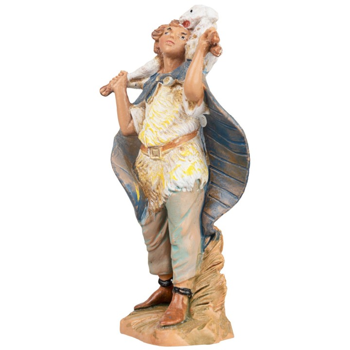 Pastor with pecan in shoulder 9.5 cm Fontanini
