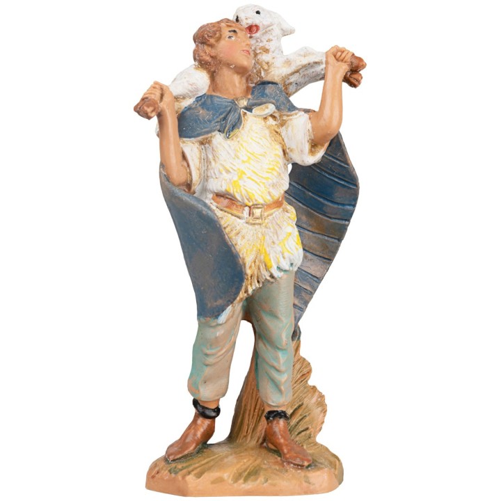 Pastor with pecan in shoulder 9.5 cm Fontanini
