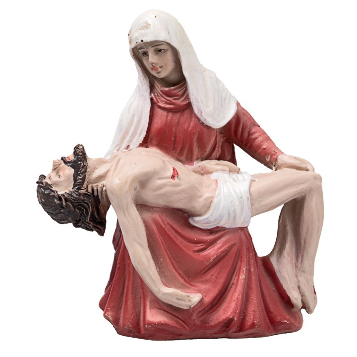 Deposition of Jesus 10 cm in resin Easter statues