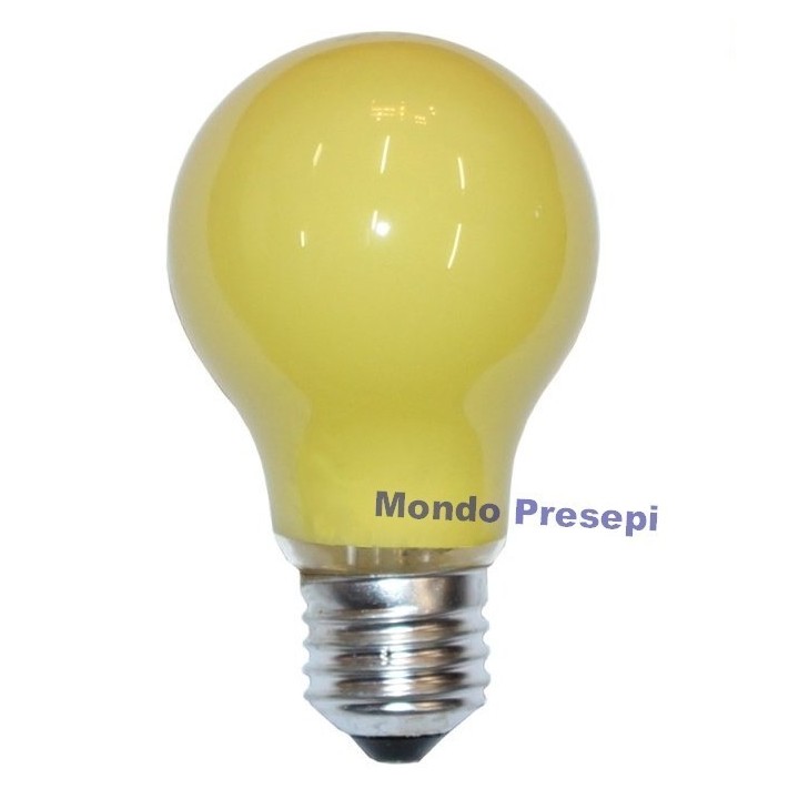 Lampada goccia 25W E27 Gialla