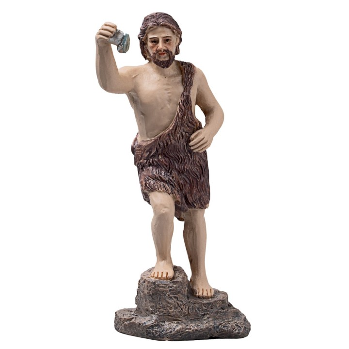 Battesimo di Gesù 10 cm in resina statue pasquali