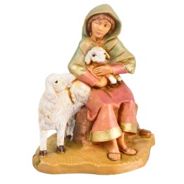 Shepherdess sitting 9.5 cm Fontanini series