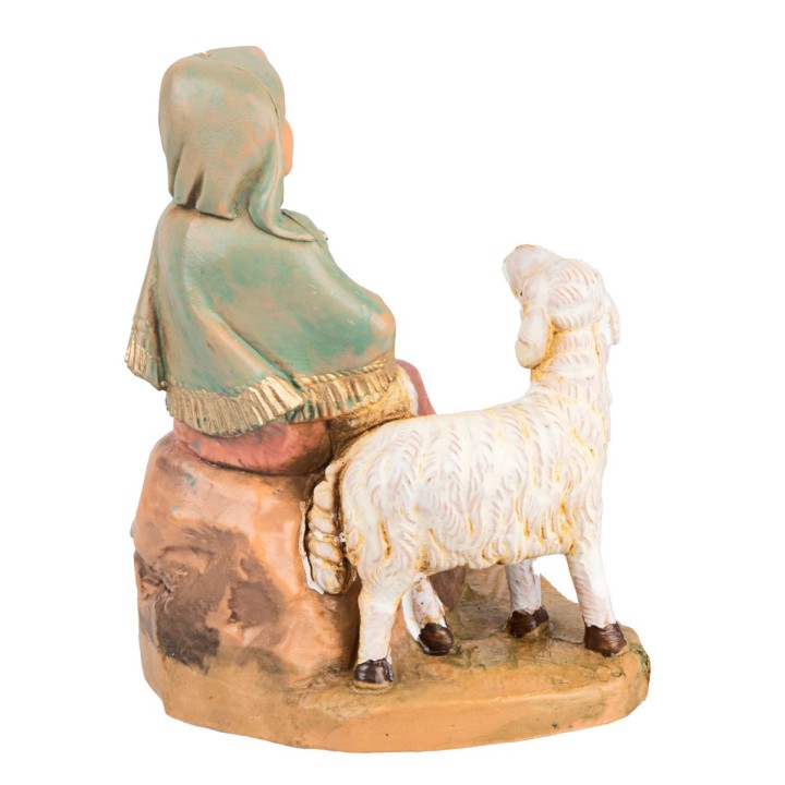 Shepherdess sitting 9.5 cm Fontanini series