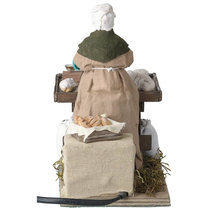 Donna che impasta serie 15 cm in movimento