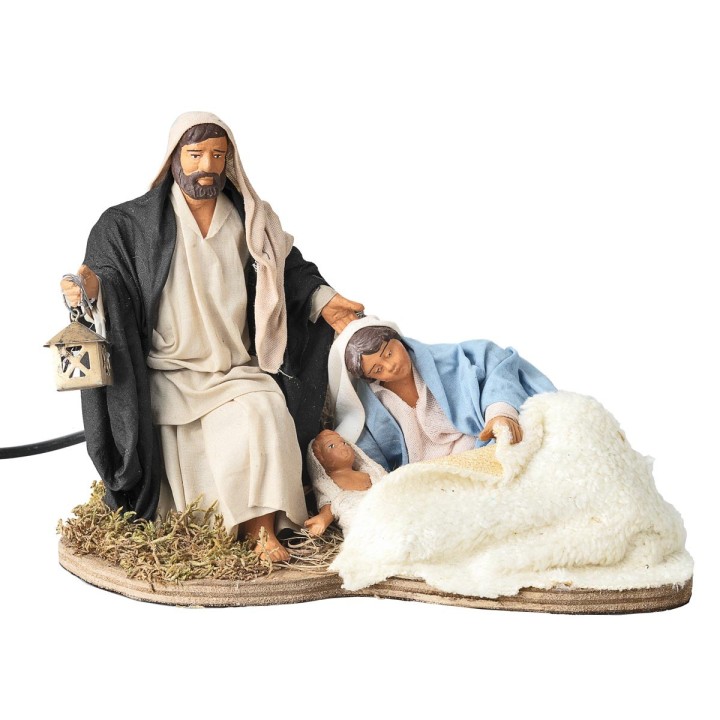 Reclining Nativity 14 cm in motion