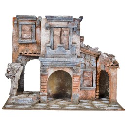Classic Neapolitan village cm 40x24x30 h