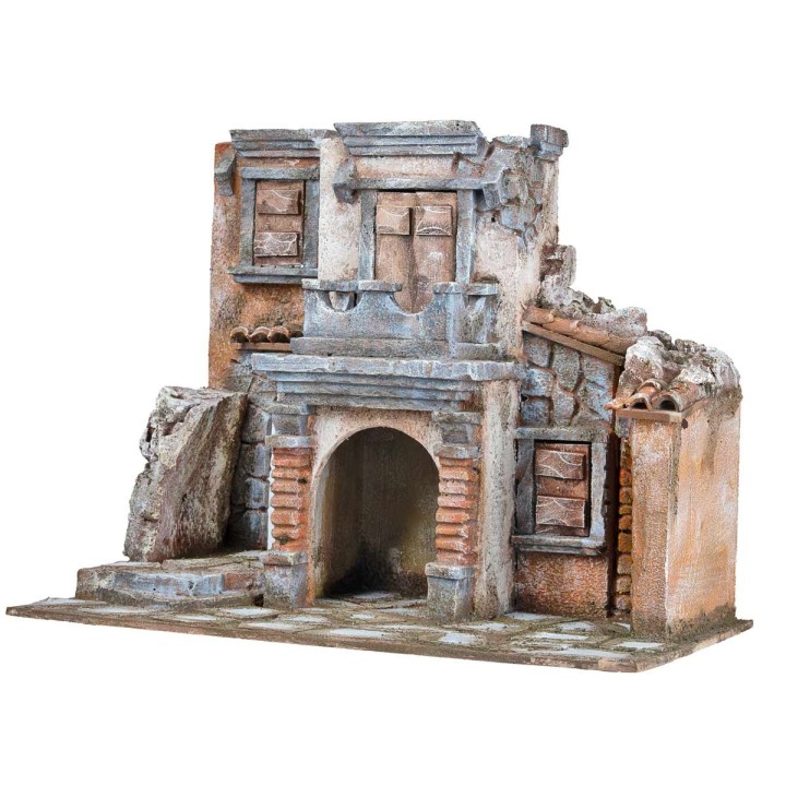 Classic Neapolitan village cm 40x24x30 h